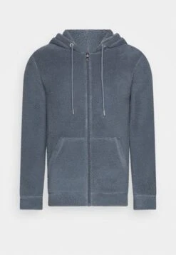 Pier One BORG ZIP-UP JACKET - Fleecejacke - Dark Green -Modekleidung 011099493b5240efb0f14d67b8673274