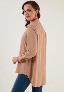 LELA Hemdbluse - Mink -Modekleidung 0146cf43e2bf4979988a2b9de412c8bd