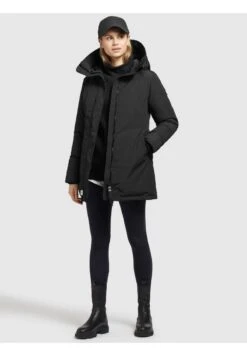 Khujo KANDA - Wintermantel - Schwarz -Modekleidung 050cf8cb8f45498f81e7416c751faa64