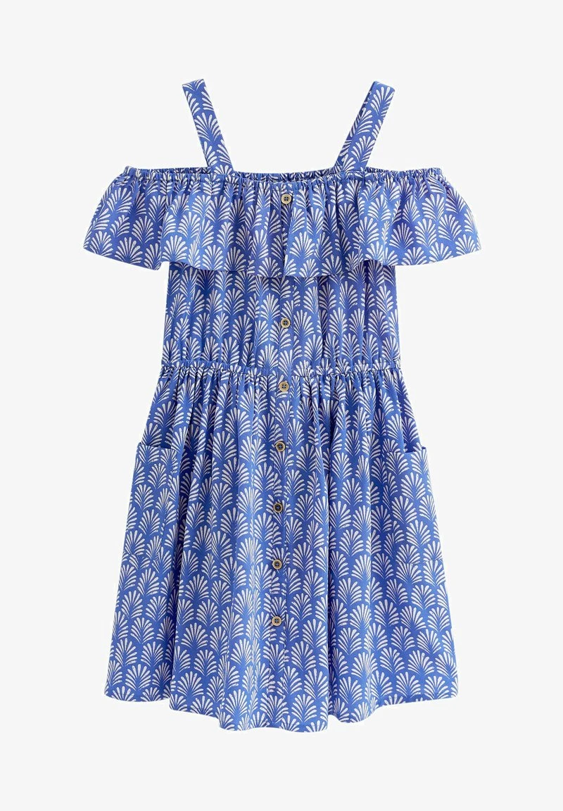 Next PRINTED COLD-SHOULDER STANDARD - Freizeitkleid - Cobalt Blue 3 Next PRINTED COLD-SHOULDER STANDARD - Freizeitkleid - Cobalt Blue