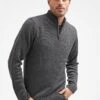 Pier One Strickpullover - Dark Grey Melange -Modekleidung 0a8822a0f6094dde807c1d5848720791