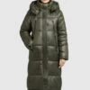 Khujo MELONA SHINY - Wintermantel - Dunkelgrün -Modekleidung 0c2cf1bf2aa64181a1656ee7b64719d9
