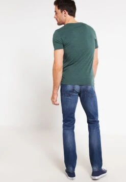 Pier One T-Shirt Basic - Green Melange -Modekleidung 0d427aad8ad74f139ced6de698cc5d73