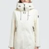 Khujo CORRY - Parka - Cremeweiß -Modekleidung 12b0941b1c0a4fe085c25cbafedf31e8