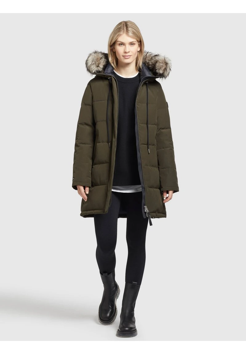 Khujo CLOREN - Wintermantel - Dunkelgrün 4 Khujo CLOREN - Wintermantel - Dunkelgrün – Bild 2