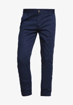 Pier One SLIM FIT CHINO - Chino - Dark Blue -Modekleidung 169130dff92040369b07b81ddb7f4bbc