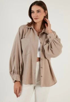 LELA Hemdbluse - Mink Color