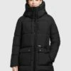 Khujo PHEOBE - Wintermantel - Schwarz -Modekleidung 1cd1cbd2ac8c443fb6fa5da85b318bea