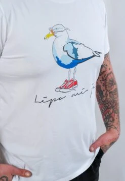 SUMMER - LIPO MI JE - T-Shirt Print - White -Modekleidung 217b80b2bd564e299533727974fe06e6