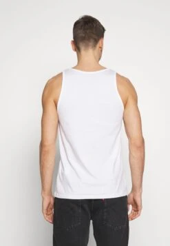 Pier One 2 PACK - Top - White -Modekleidung 32ef162463194191b951f6fbd6f6332b