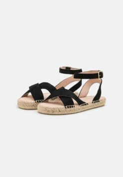 Anna Field LEATHER - Espadrille - Black -Modekleidung 33bbca6e7c5f482fa6c9bbf4d4775864