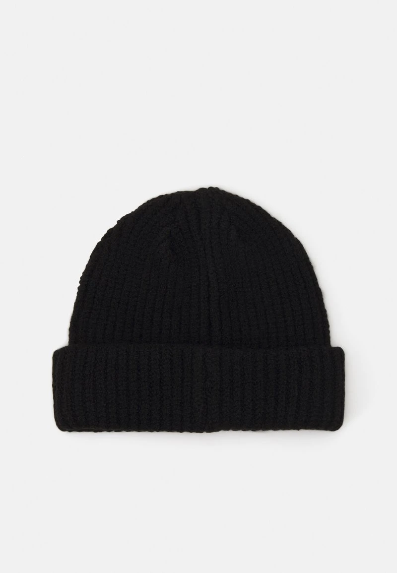 Pier One SHORT MICRO BEANIE UNISEX - Mütze - Black 4 Pier One SHORT MICRO BEANIE UNISEX - Mütze - Black – Bild 2