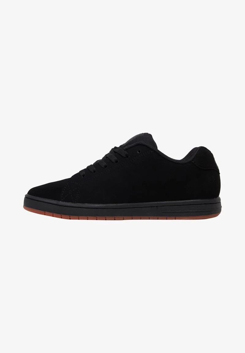 DC SHOES GAVELER - Sneaker Low - Black/gum 3 DC SHOES GAVELER - Sneaker Low - Black/gum