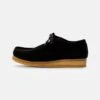 Clarks Originals WALLABEE - Sportlicher Schnürer - Black Vegan -Modekleidung 35d4cb5283a748038689740d686a214d