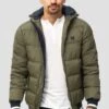 Indicode Jeans REGULAR FIT - Winterjacke - Dark Green -Modekleidung 35f267c90f0645169c728375bd939bbd