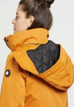 Khujo BLOSSOM - Wintermantel - Orangebraun -Modekleidung 36a2cfaa59da46fa998f23327b5f99bd