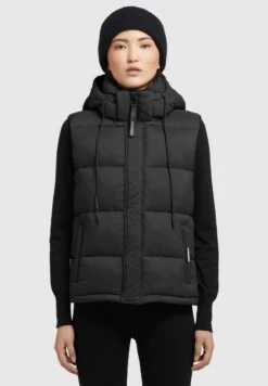 Khujo EDEN MATT - Weste - Schwarz