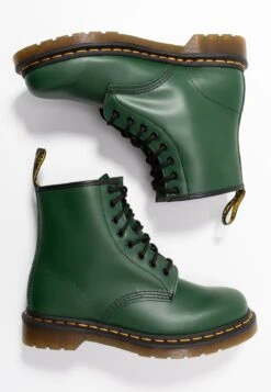 Dr. Martens 1460 BOOT - Schnürstiefelette - Green Smooth -Modekleidung 37ac347749734cc18abb44c6e1638015