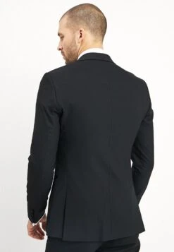 BASIC PLAIN BLACK TUX SUIT SLIM FIT - Anzug - Black -Modekleidung 3e5fbcfc90c94c759674fc2cdbb3d4cb