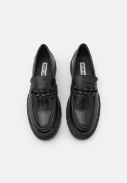 YOURTURN LEATHER UNISEX - Slipper - Black -Modekleidung 4d6a6cae54dc4cc5a1fefccb38213e46