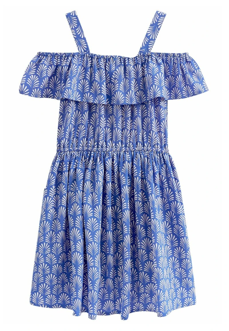 Next PRINTED COLD-SHOULDER STANDARD - Freizeitkleid - Cobalt Blue 4 Next PRINTED COLD-SHOULDER STANDARD - Freizeitkleid - Cobalt Blue – Bild 2