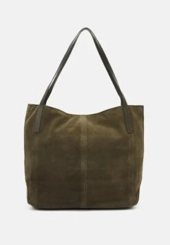 Anna Field LEATHER - Handtasche - Khaki -Modekleidung 4fe33866136c4a0ab8fe51b79aefe216 1
