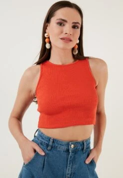 LELA Top - Orange -Modekleidung 53a89f0681964cd3b8f01a1e8da8c364 1