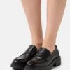 Anna Field LEATHER - Slipper - Black -Modekleidung 5faf420d19094c4988a5124aac5d5e43