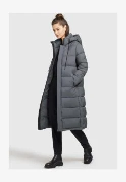 Khujo JULINA MATT - Wintermantel - Anthrazit -Modekleidung 6513c728f8a64c369ac704240170ca48