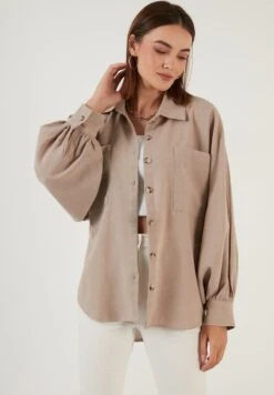 LELA Hemdbluse - Mink Color -Modekleidung 6f5a328aa0f4430f86ee1efabaed5089