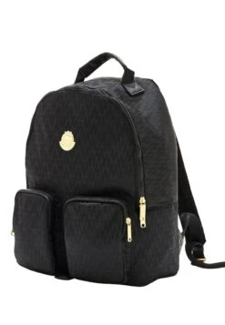 SikSilk MESSI COLLABORATION DOUBLE POCKET - Tagesrucksack - Black/gold -Modekleidung 71787ea819994369bc331d4aff7e65a2