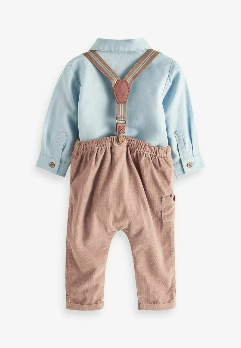 Next SMART 4 PIECE SHIRT BODY, BOW TIE, TROUSERS AND BRACES SET - Gürtel - Mink Brown 3 Next SMART 4 PIECE SHIRT BODY, BOW TIE, TROUSERS AND BRACES SET - Gürtel - Mink Brown – Bild 2