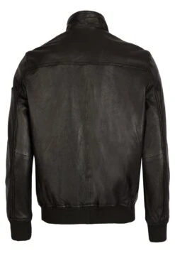 Bugatti LEONARDO - Lederjacke - Schwarz -Modekleidung 79c0863ecb004a77aec5f28a0e3c0c41