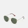 Pier One UNISEX - Sonnenbrille - Gold-coloured/green -Modekleidung 836db2a5f2f344bea00e17573901ea9a