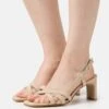 Anna Field LEATHER - Riemensandalette - Beige -Modekleidung 83b9e839c1454bdaa00fb8ed5941f525