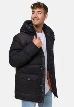 Indicode Jeans KREM - Winterjacke - Black -Modekleidung 8439f58b77ba40508edaadc15c066937