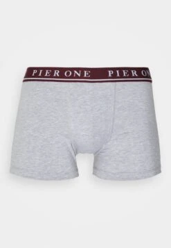 Pier One 5 PACK - Panties - Bordeaux/mottled Grey -Modekleidung 8798162d0ce745f0998190a914ff7dd6