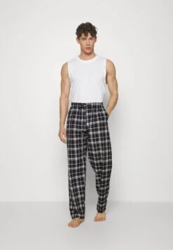 Pier One 2 PACK - Nachtwäsche Hose - Dark Blue