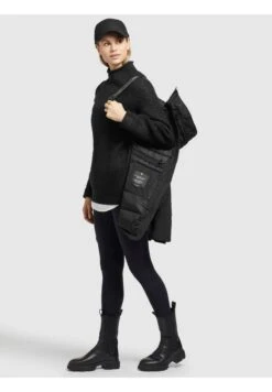 Khujo KANDA - Wintermantel - Schwarz -Modekleidung 8e16cae35efa49bf9dc0afccd6a5cd78