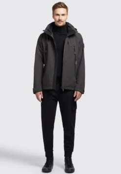 Khujo ADAM - Regenjacke / Wasserabweisende Jacke - Braun -Modekleidung 9e72e2060a5d425c9b8660338928012e