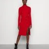 Anna Field ROLLKRAGEN RIPP MINI STRICKKLEID MIT GÜRTEL - Strickkleid - Red -Modekleidung 9fda608887c6431580b68dc824e7e09f
