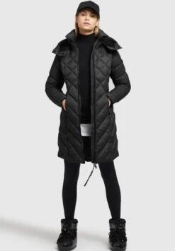 Khujo ANETH - Wintermantel - Schwarz -Modekleidung a12e8a4c0edc4722bc140ab3baf88763