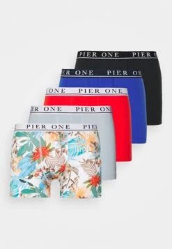 Pier One 5 PACK - Panties - Black/red/light Blue -Modekleidung a98897e57c8d47b7b55c29b01d1c9606