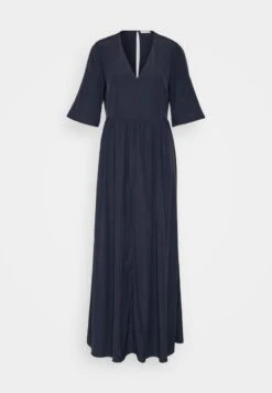 Marc O'Polo DRESS FEMININE SHAPE V NECK WING SLEEVES - Maxikleid - Deep Blue Sea -Modekleidung ada2163f63d5447ba332d7243e4acf1f