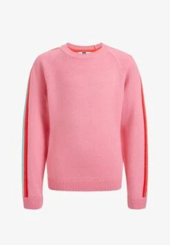 WE FASHION SMILEY WORLD GIRLS - Sweatshirt - Pink -Modekleidung ae8de3bf88aa423f8001d94def08f2a4