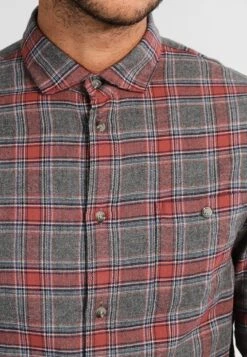 Pier One Hemd - Grey/coral -Modekleidung aec58b86fdd04742b8391be56b121545