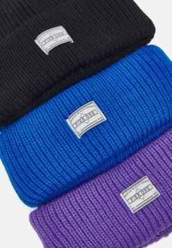 Pier One UNISEX 3 PACK - Mütze - Black/purple/blue 10 Pier One UNISEX 3 PACK - Mütze - Black/purple/blue -Modekleidung ba5783bb60ed4e1b9b810cbea2ad8012