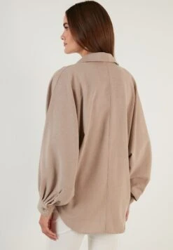 LELA Hemdbluse - Mink Color -Modekleidung bacbb77e97474a06b18357e72582171d