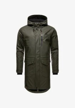 VERDAAN - Regenjacke / Wasserabweisende Jacke - Olive -Modekleidung bb7f9bfd238345e9bb4fca9242752097 1