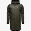 VERDAAN - Regenjacke / Wasserabweisende Jacke - Olive -Modekleidung bb7f9bfd238345e9bb4fca9242752097